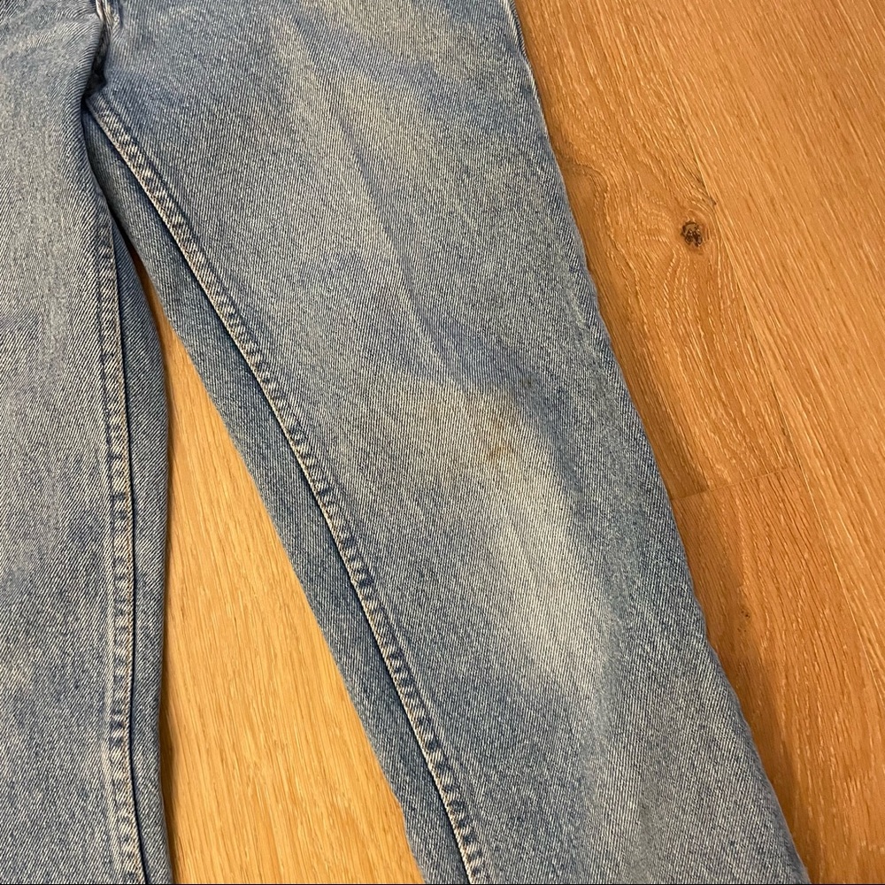 Levi's Light Blue High-Rise Straight Jeans - Picture 3 of 6